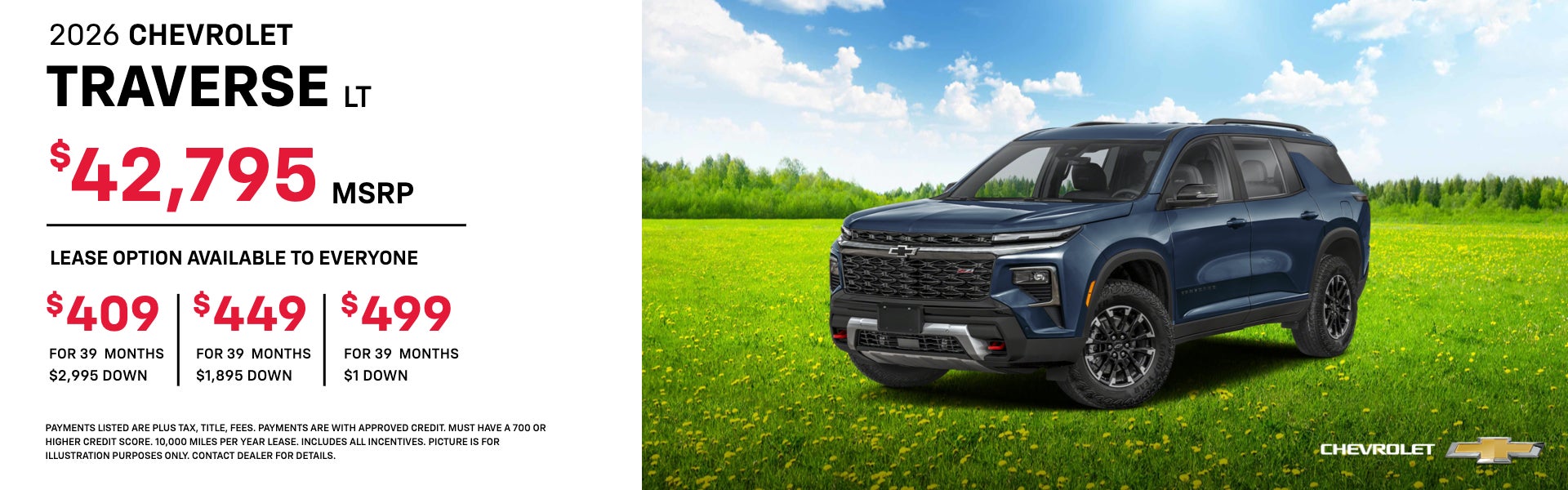 2026 Chevrolet Traverse LT